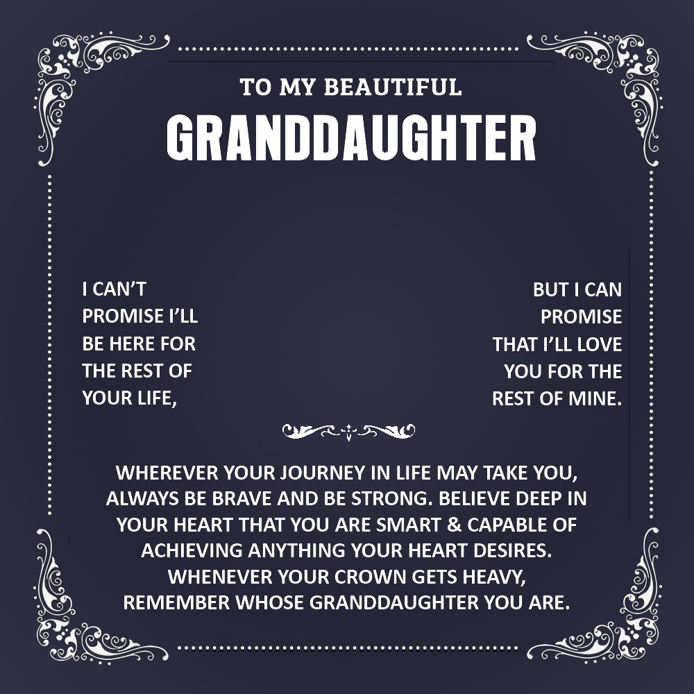 LOVEGiftsForGranddaughter_15 To My Beautiful Granddaughter Necklace - Granddaughter Gifts From Grandpa