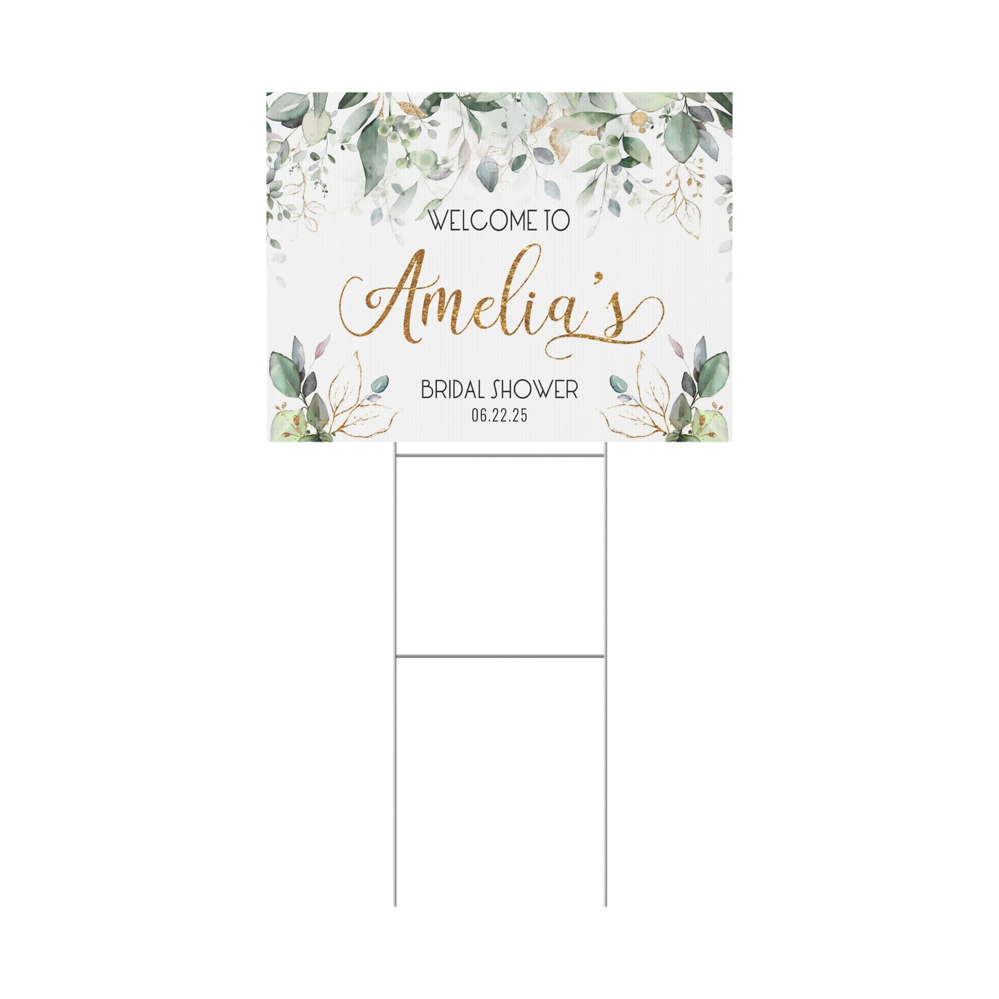 Plastic Yard Sign Mockup lay video