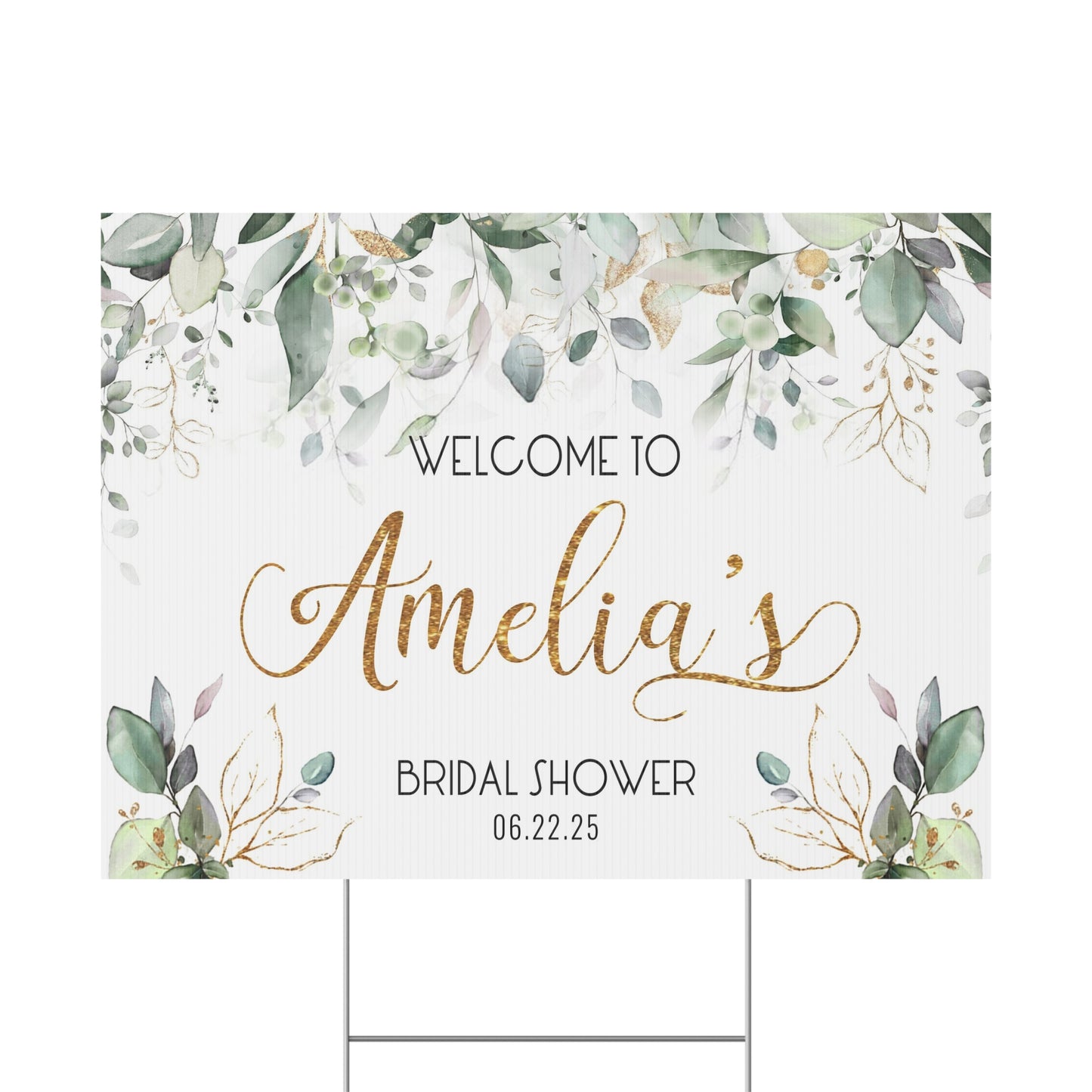 Plastic Yard Sign Mockup lay video