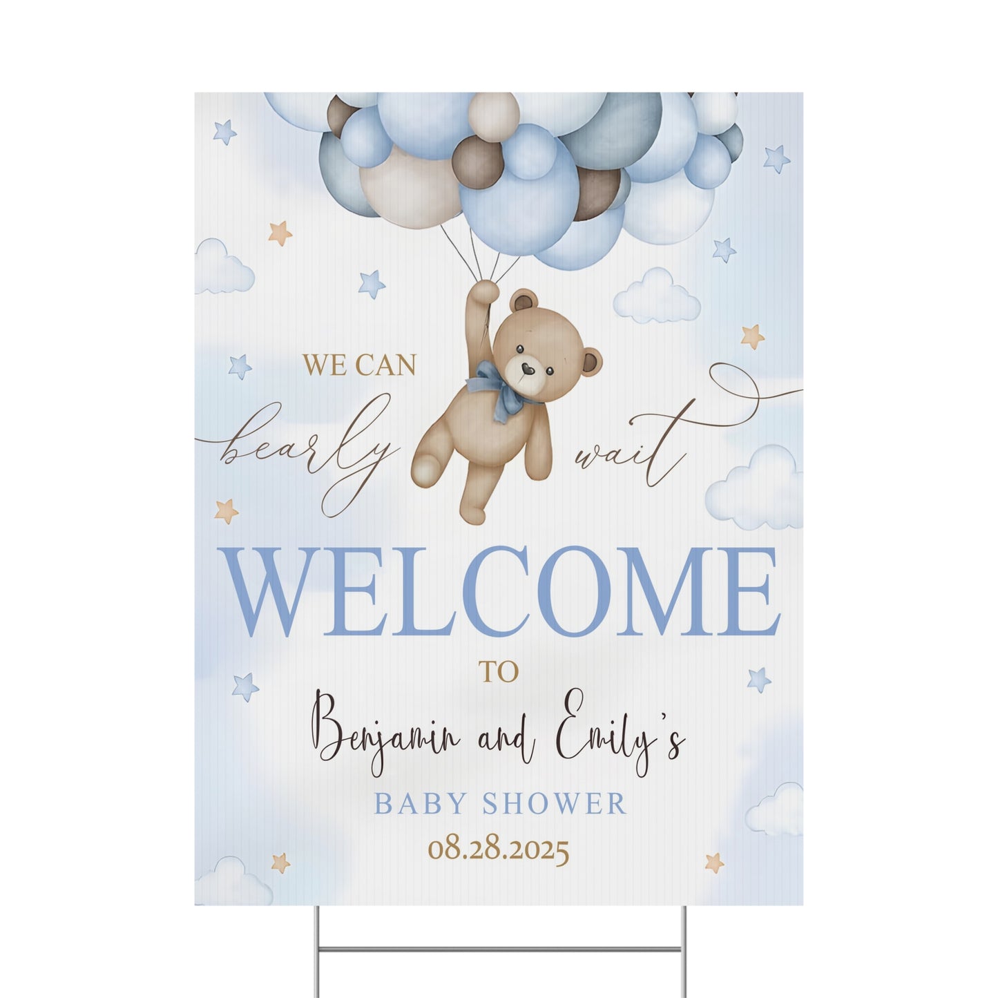 Plastic Yard Sign mockup babyPhan