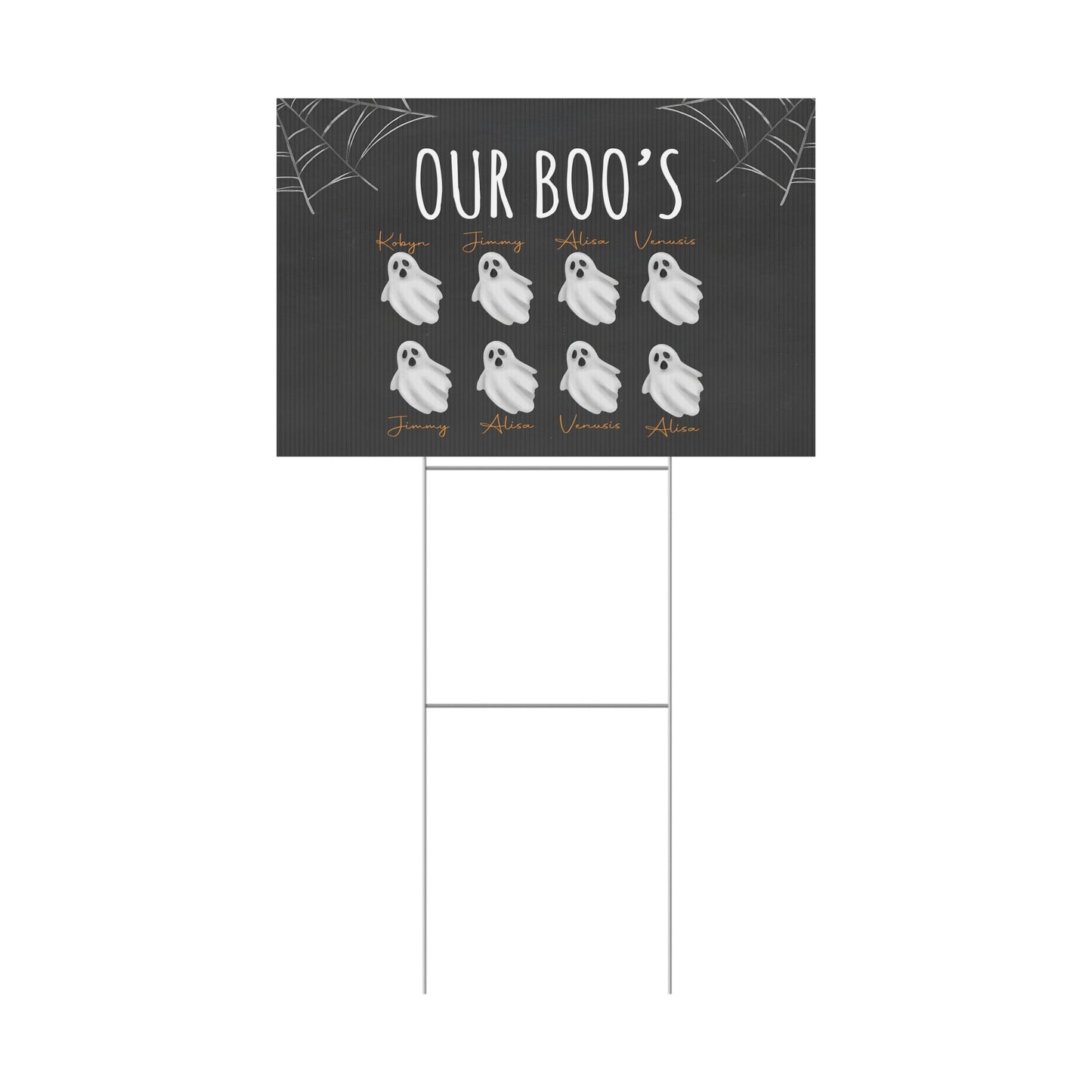 Plastic Yard Sign Halloween 30092023