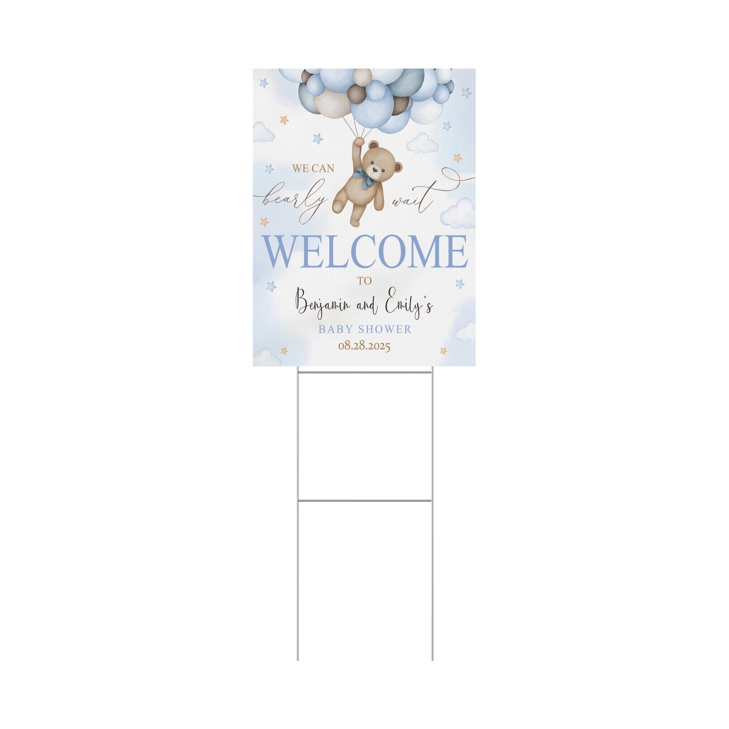 Plastic Yard Sign mockup babyPhan