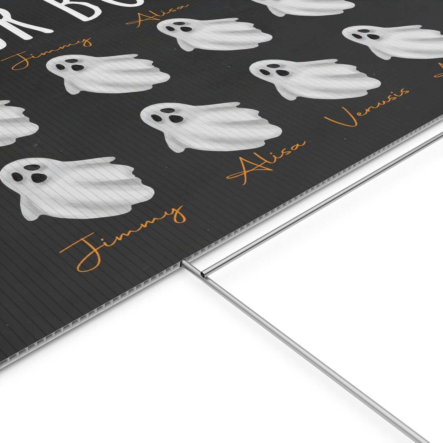 Plastic Yard Sign Halloween 30092023