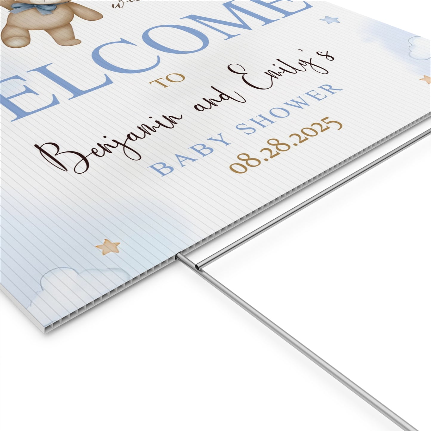 Plastic Yard Sign mockup babyPhan