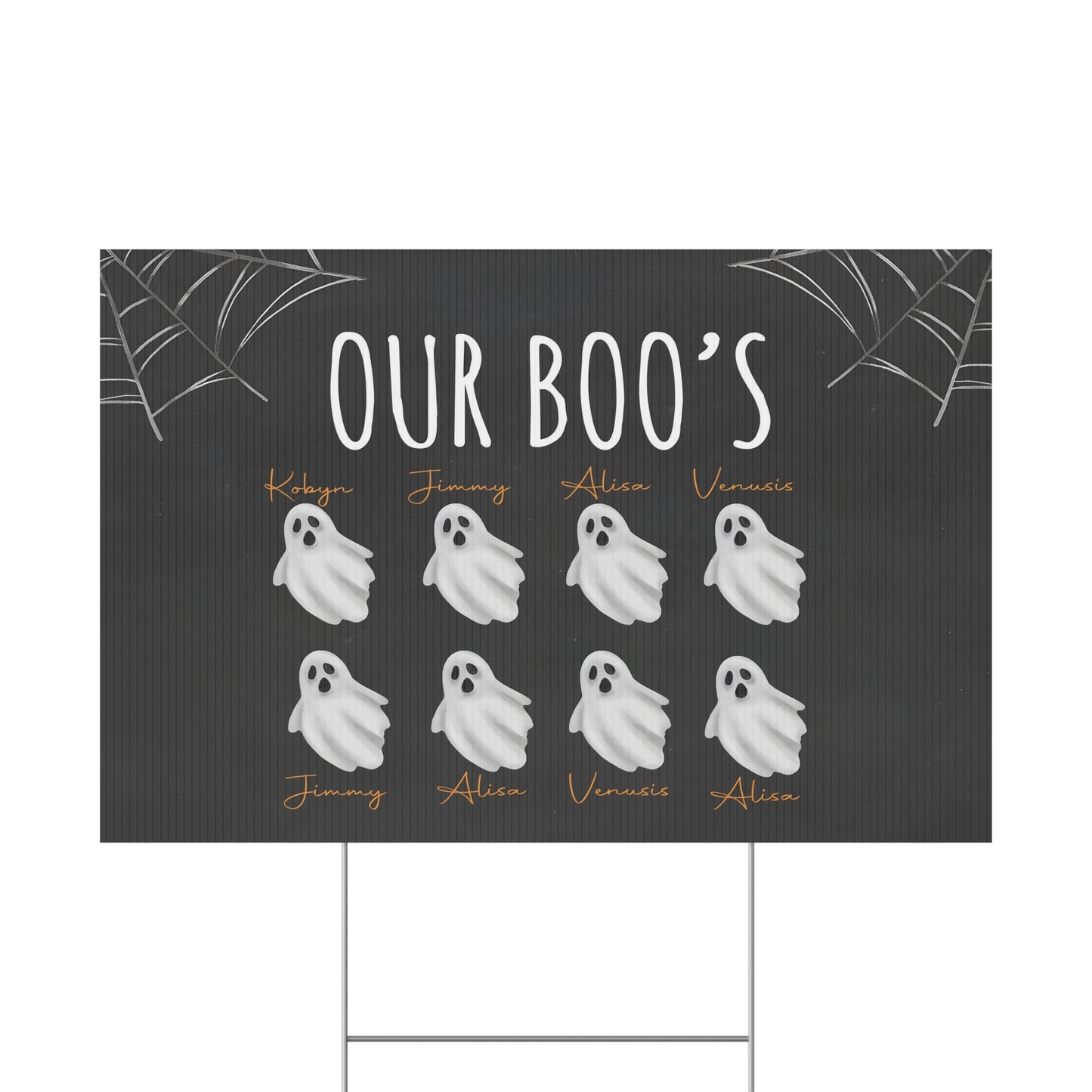 Plastic Yard Sign Halloween 30092023