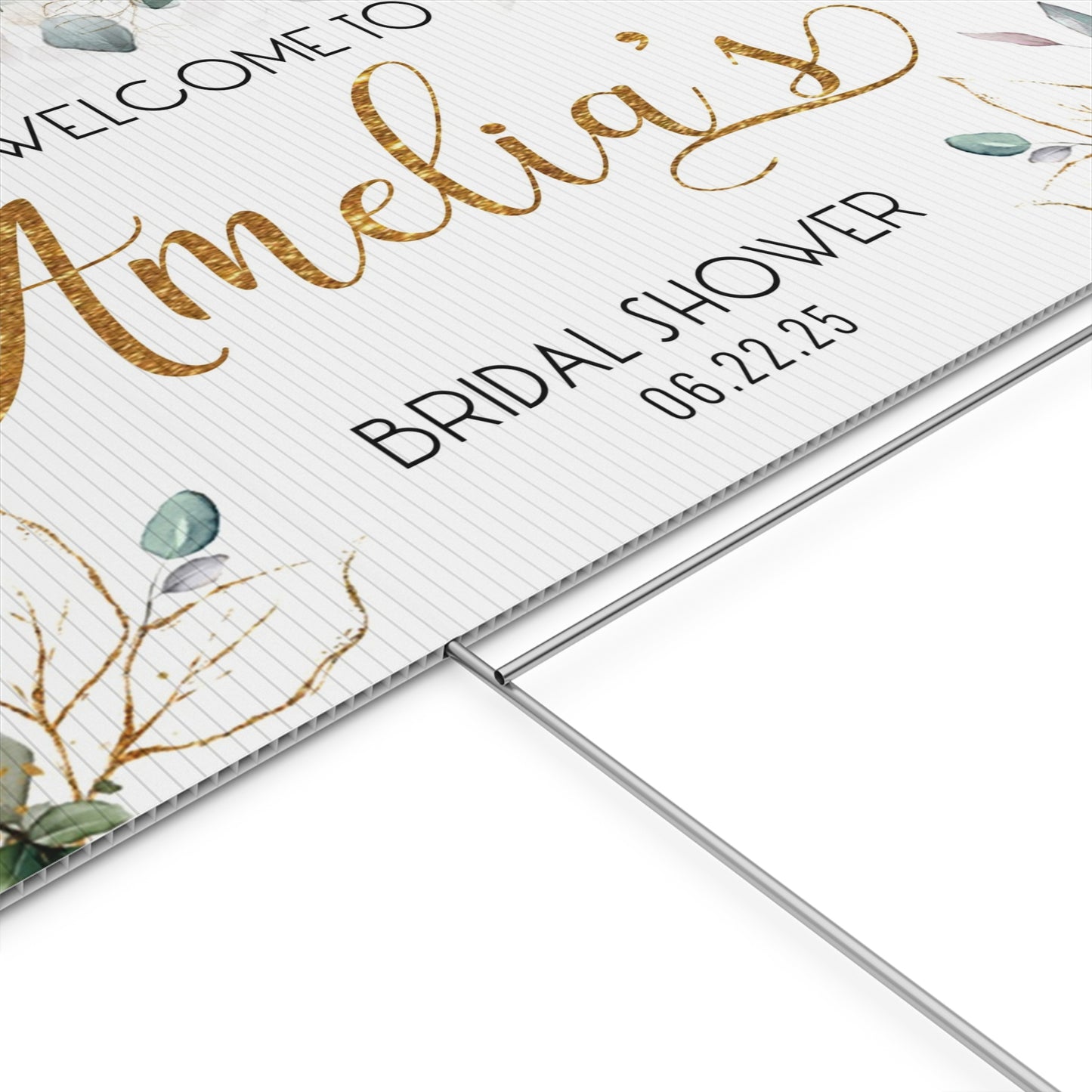 Plastic Yard Sign Mockup lay video