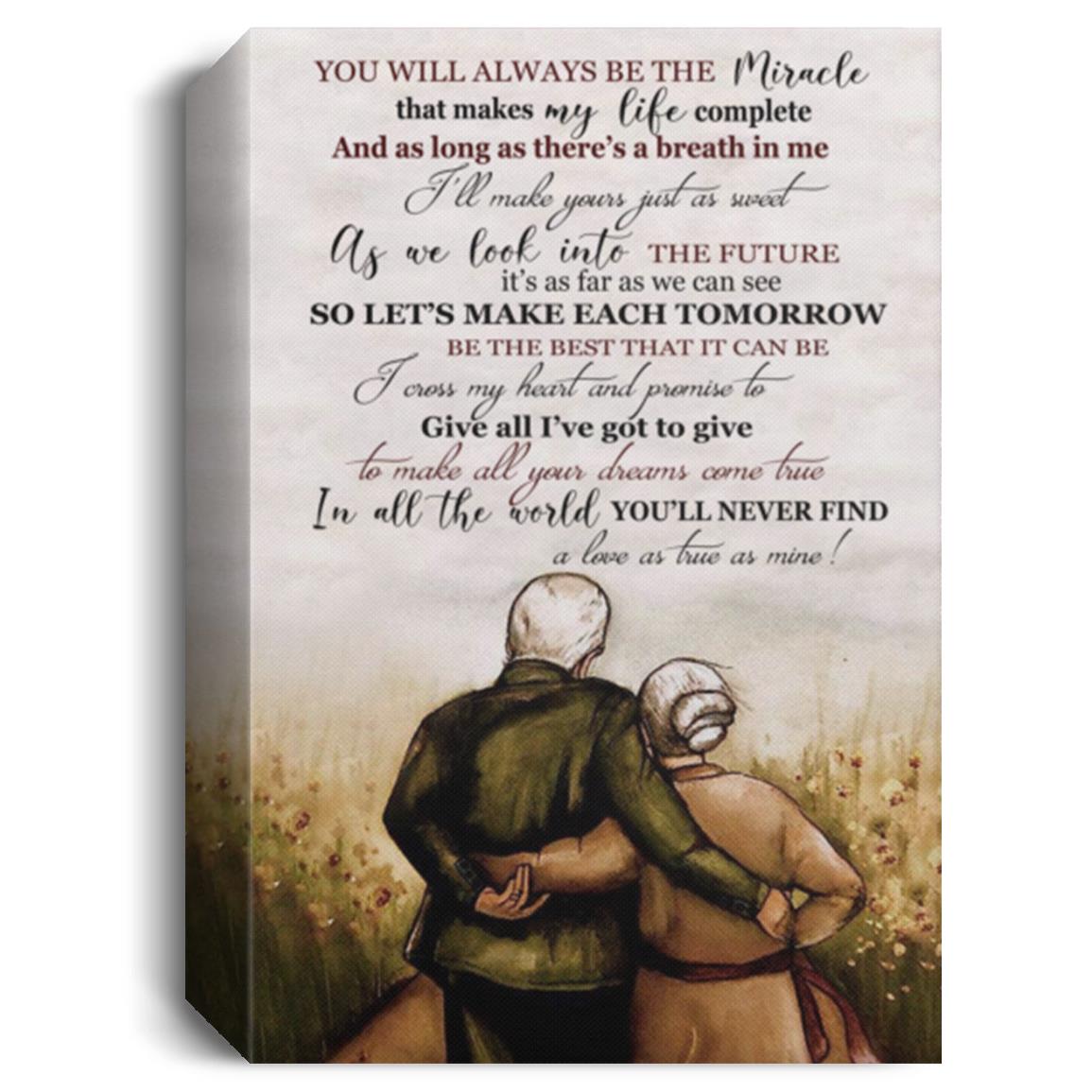 Greatest Quote I Cross My Heart Framed Canvas Photo Print Wall Art cv812 CANPO15 Deluxe Portrait Canvas 1.5in Frame