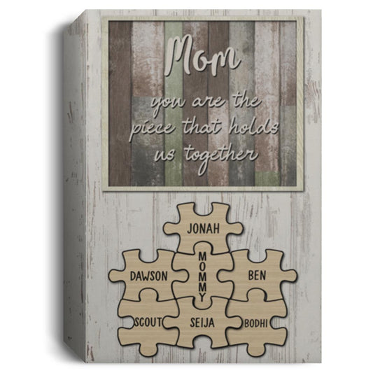 CUSTOM PUZZLE 8x12 Mommy  112-8201529-5365815 CANPO15 Deluxe Portrait Canvas 1.5in Frame