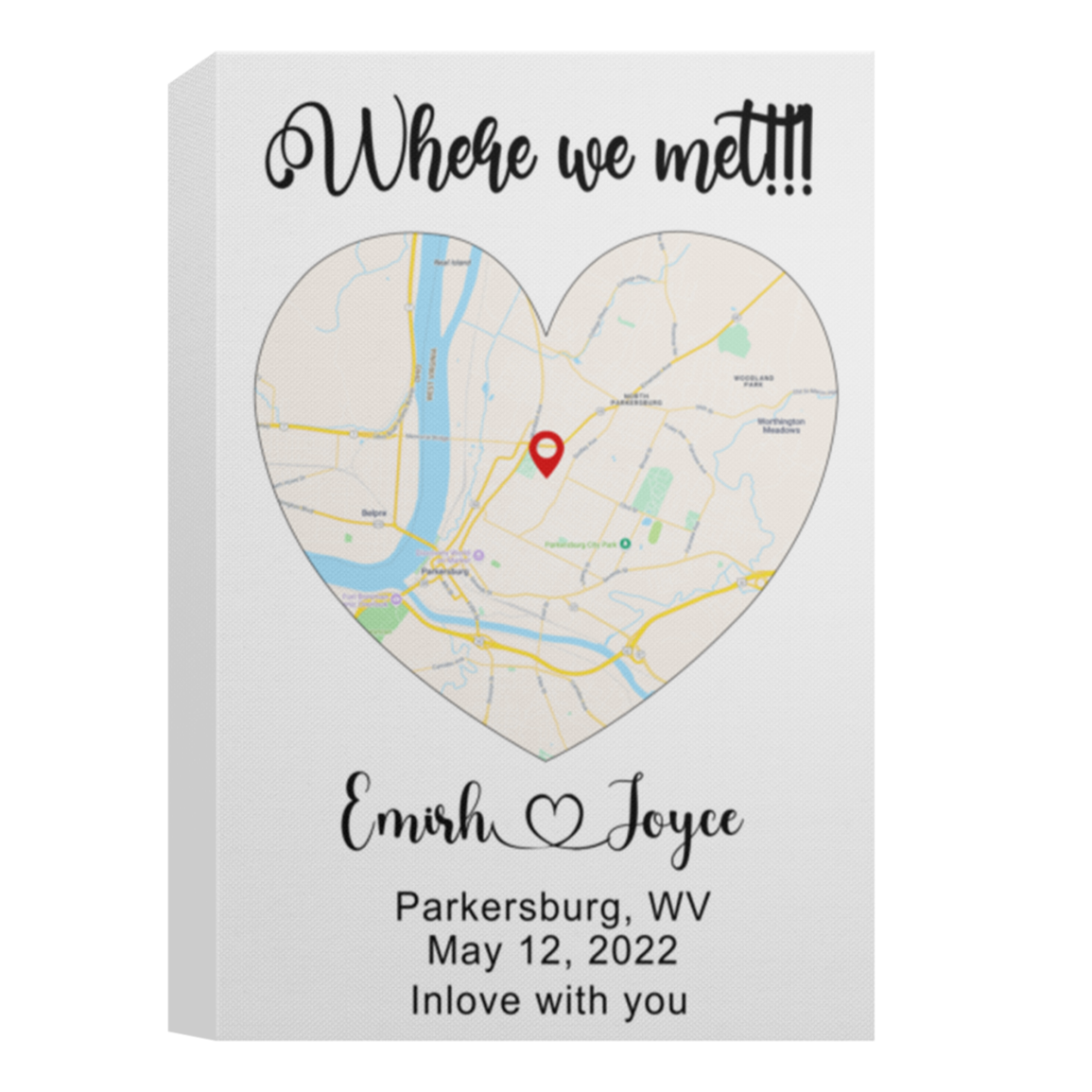 Inlove with yousaczxcxzc CANPO15 Deluxe Portrait Canvas 1.5in Frame