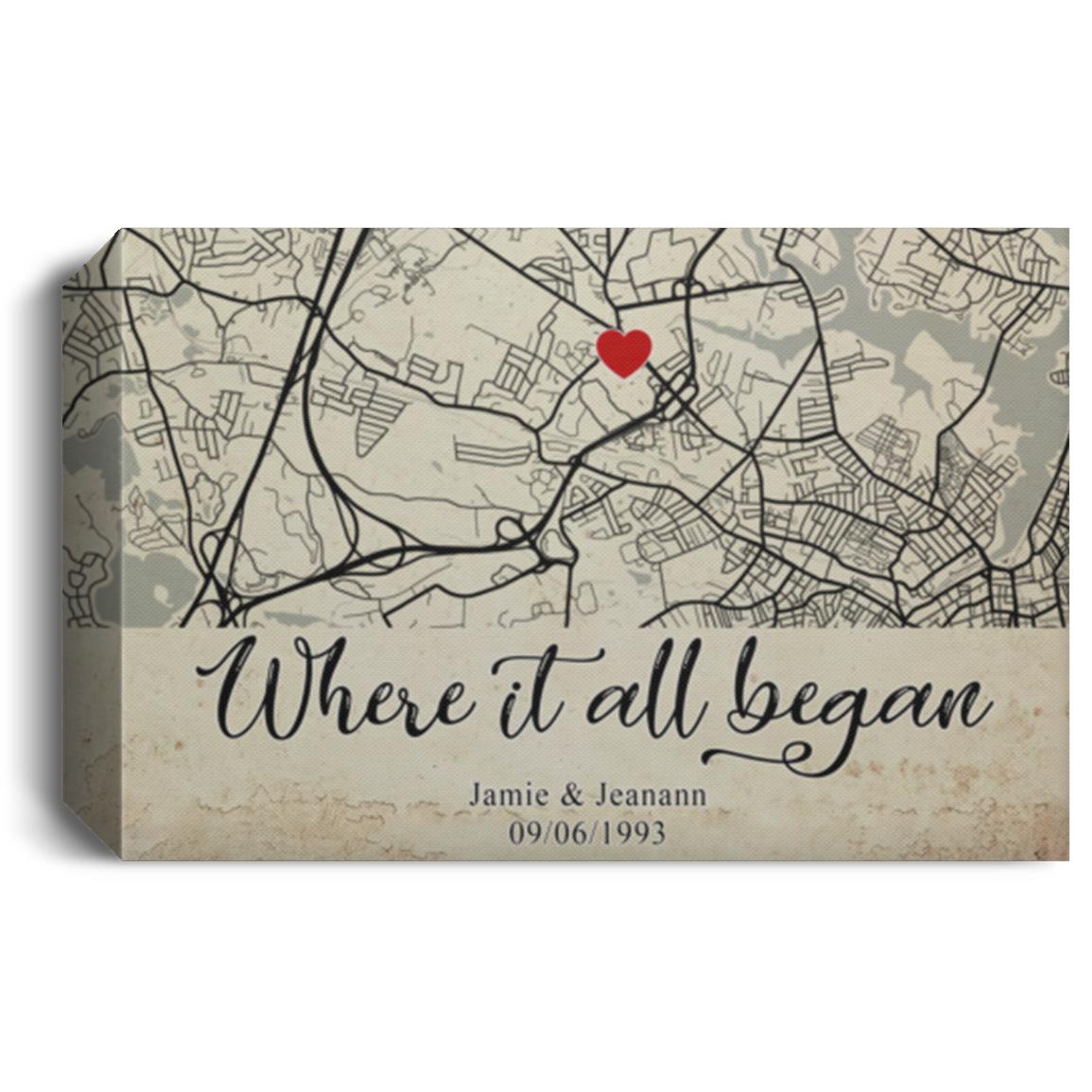 cv1218 WHERE IT ALL BEGAN 111-1463673-5248268 CANLA15 Deluxe Landscape Canvas 1.5in Frame
