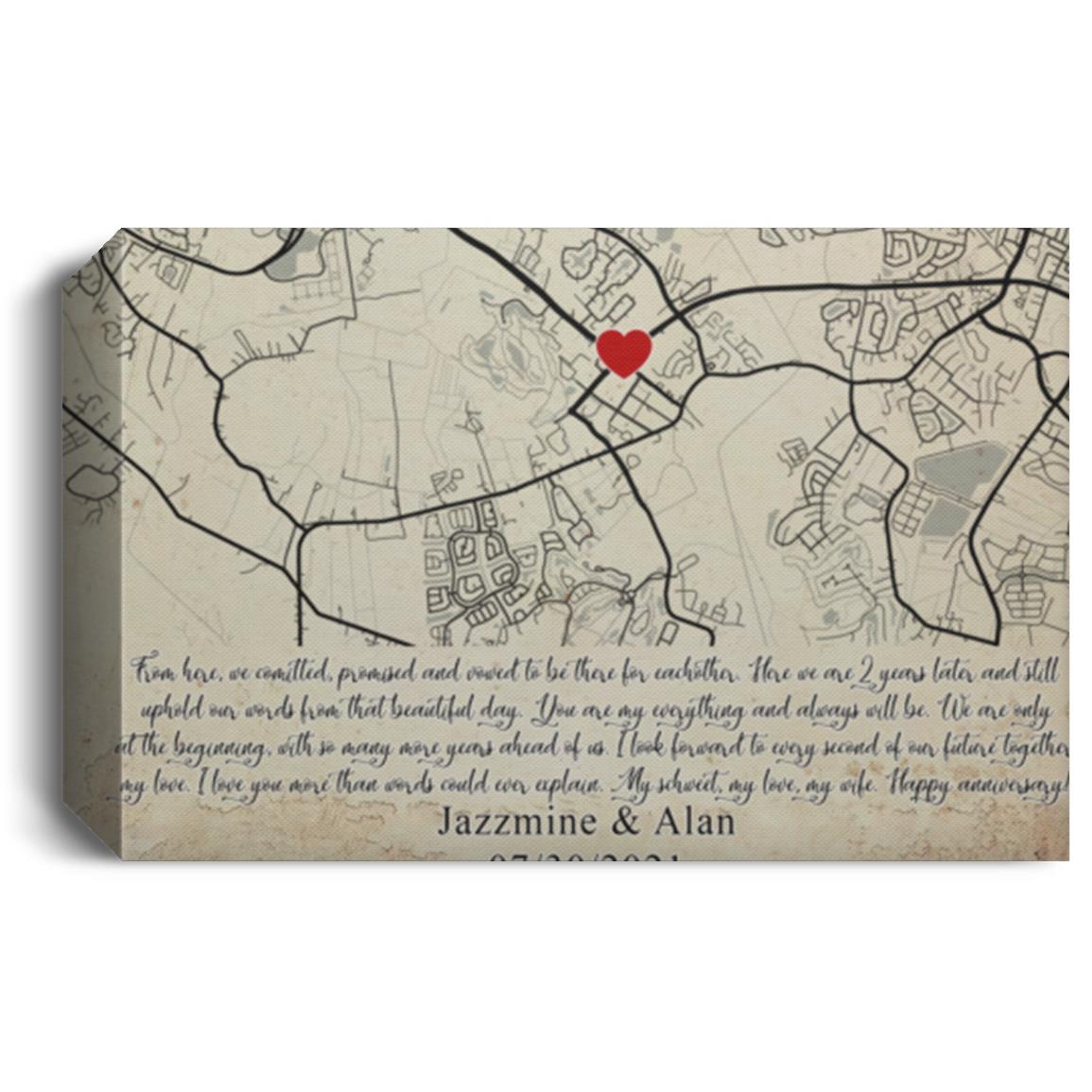 cv1218 2 Jazzmine & Alan 112-9085318-4669824 CANLA15 Deluxe Landscape Canvas 1.5in Frame
