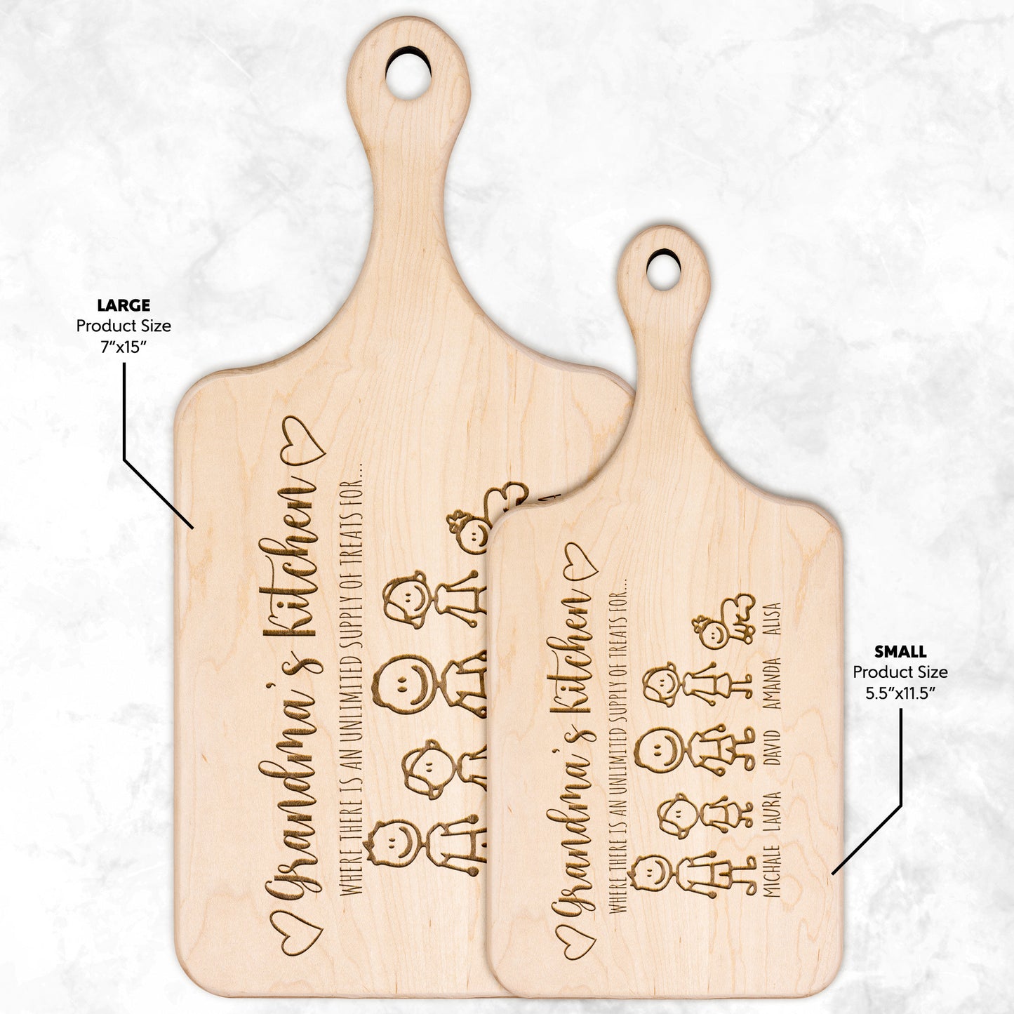 Grandmakitchen mẫu 11 Thớt teelaunch version dọc
