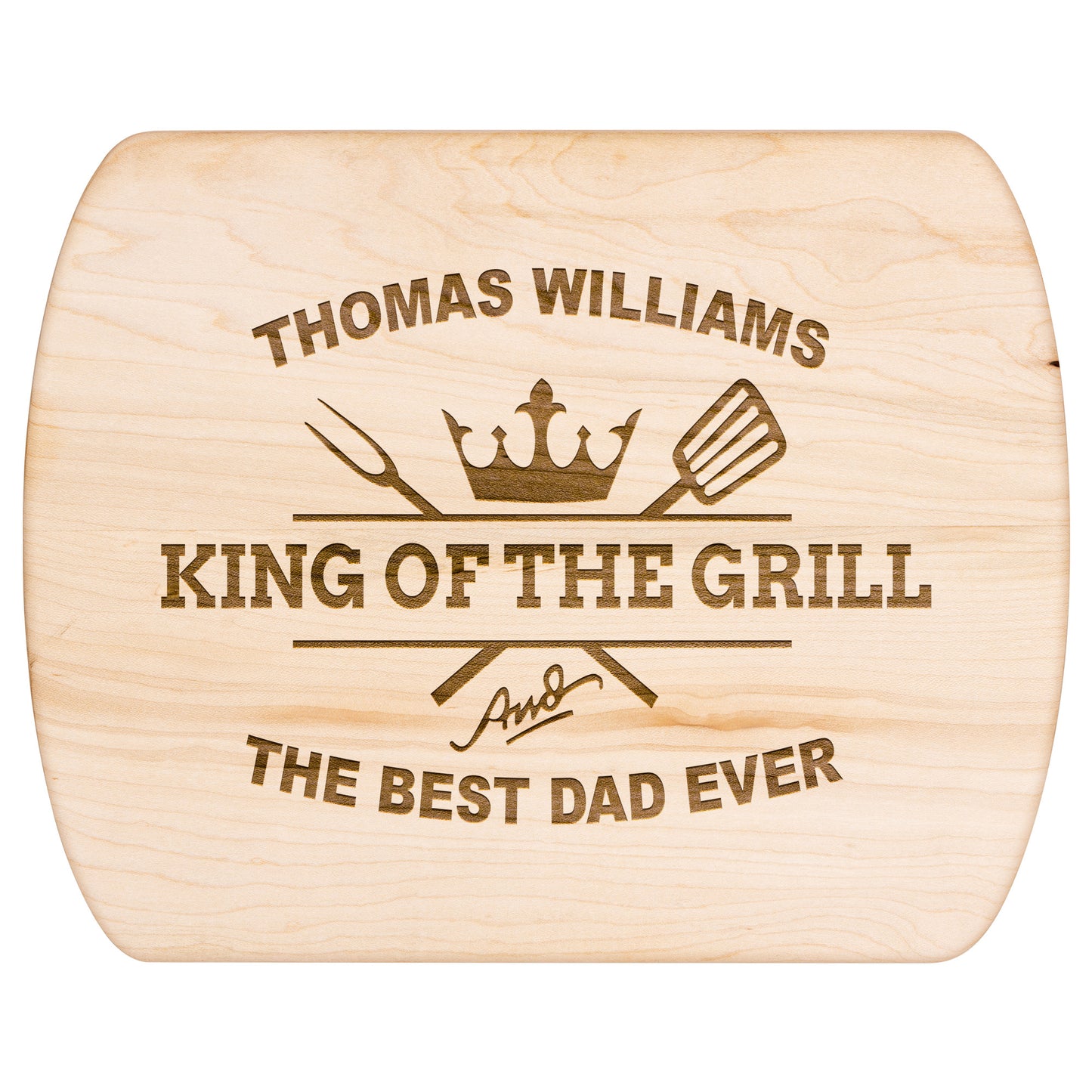 KingoftheGrill mẫu 13 Thớt teelaunch version ngang