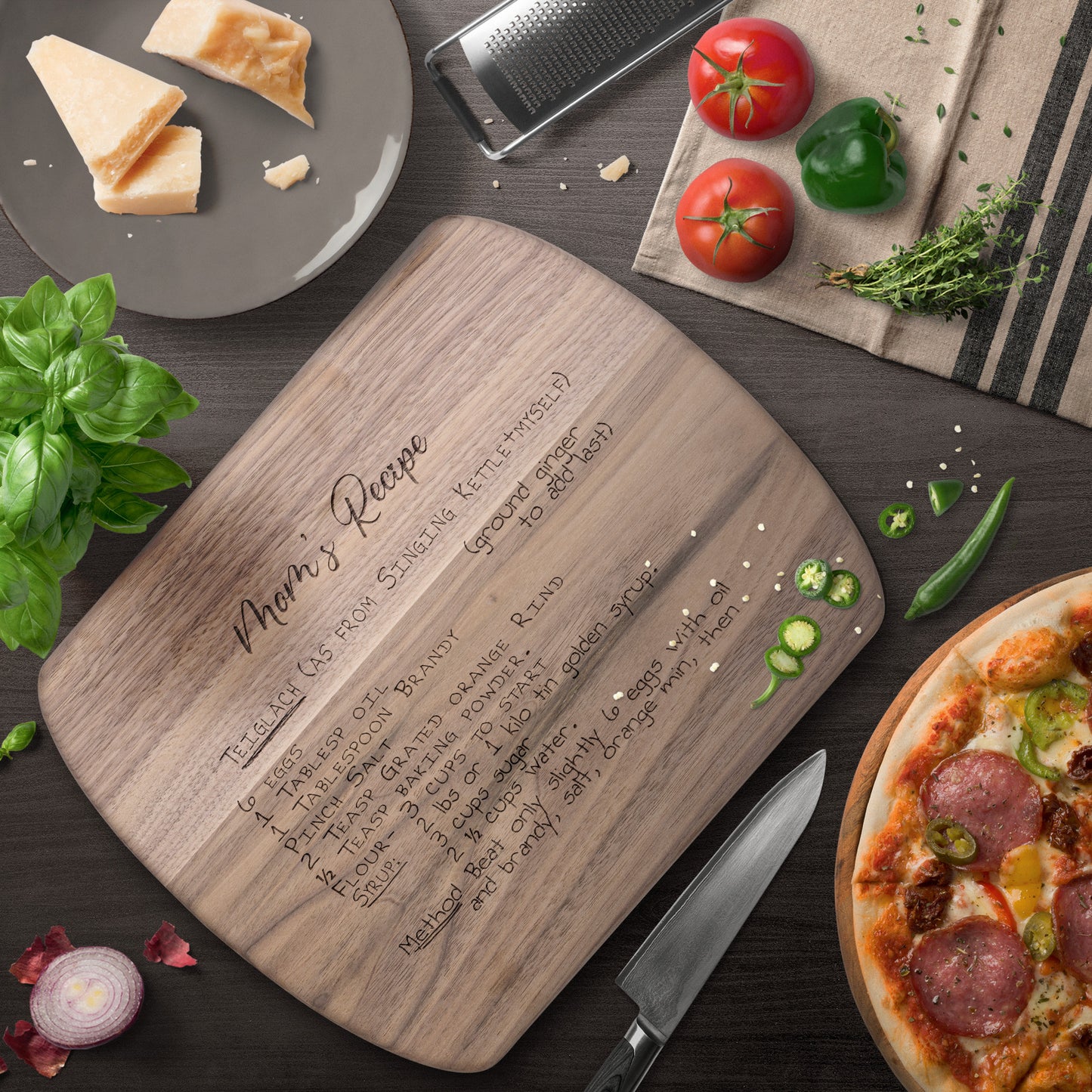 Moms Recipe mẫu 15 Thớt teelaunch version ngang
