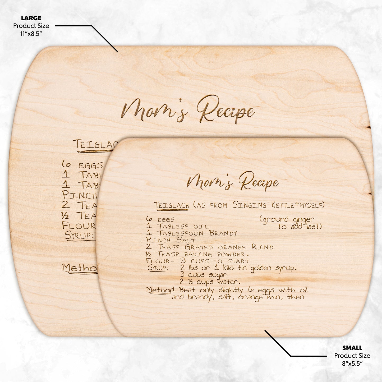 Moms Recipe mẫu 15 Thớt teelaunch version ngang