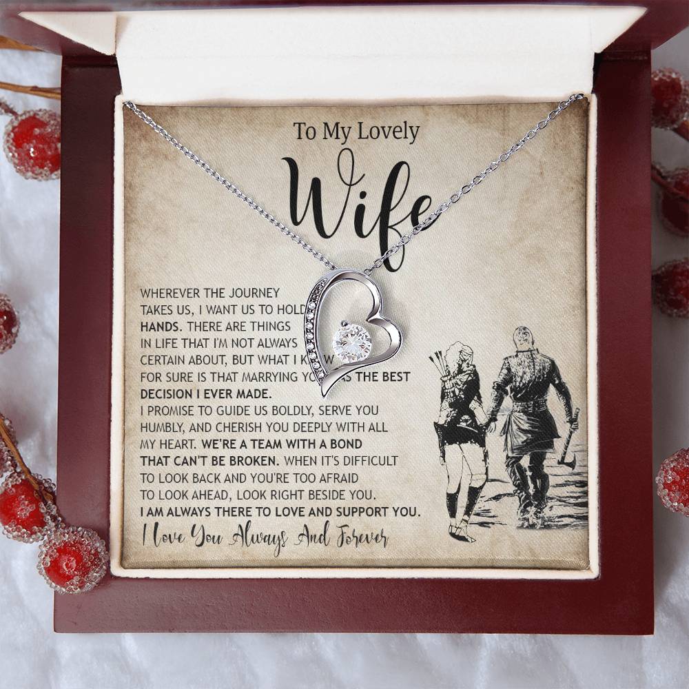 To My Lovely Wife Forever Love not Earing Template