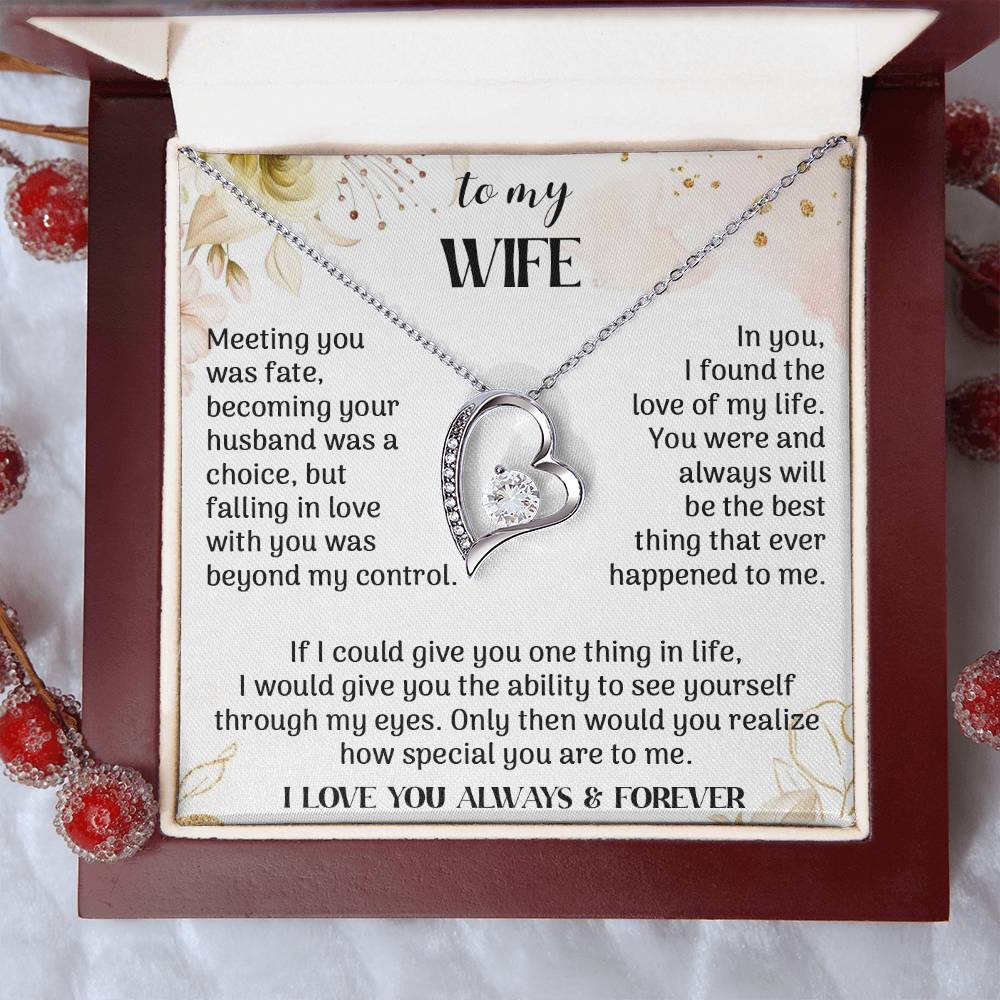 to my Wife meeting Forever Love not Earing Template