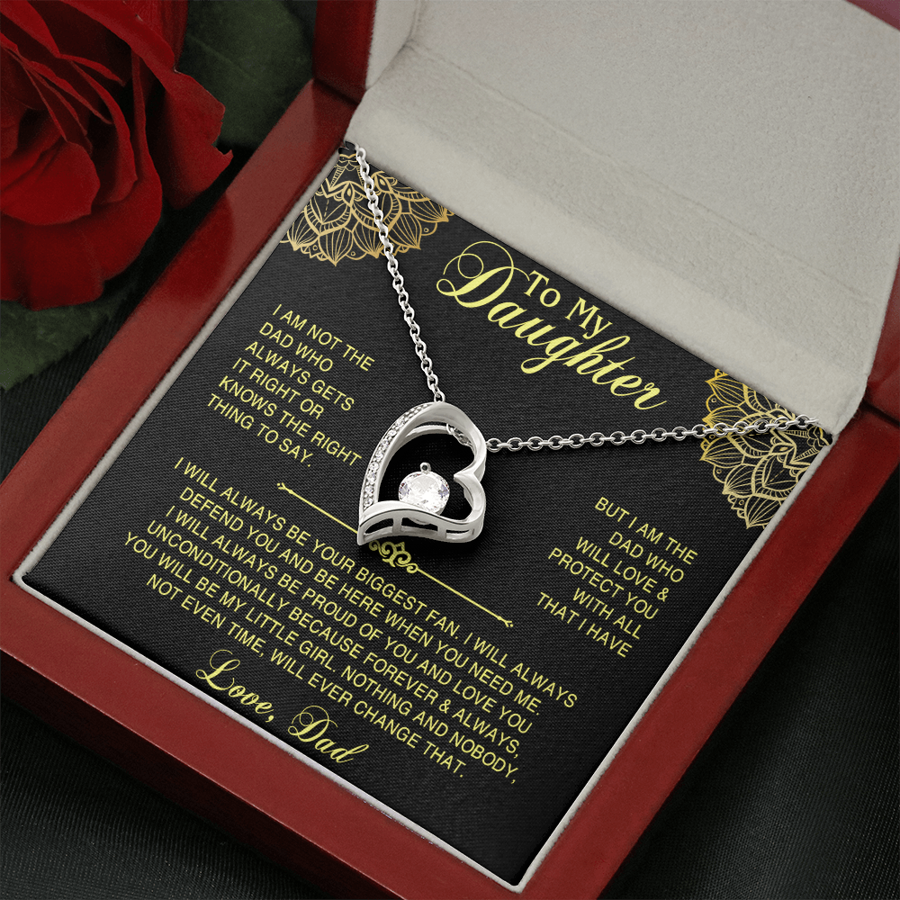 Necklace For Daughter Top Gifts for Daughter on Christmas Valentine Day, Birthday gift to Daughter