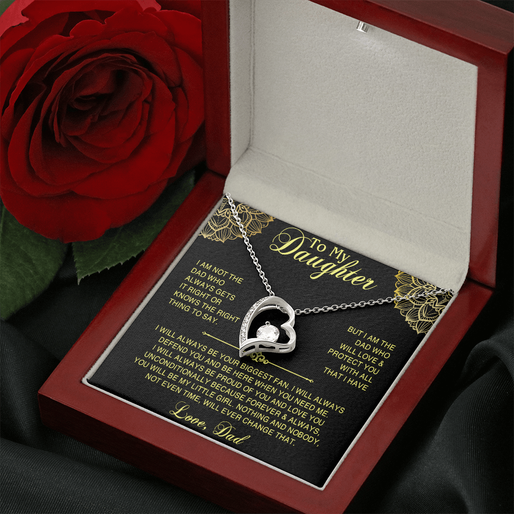 Necklace For Daughter Top Gifts for Daughter on Christmas Valentine Day, Birthday gift to Daughter