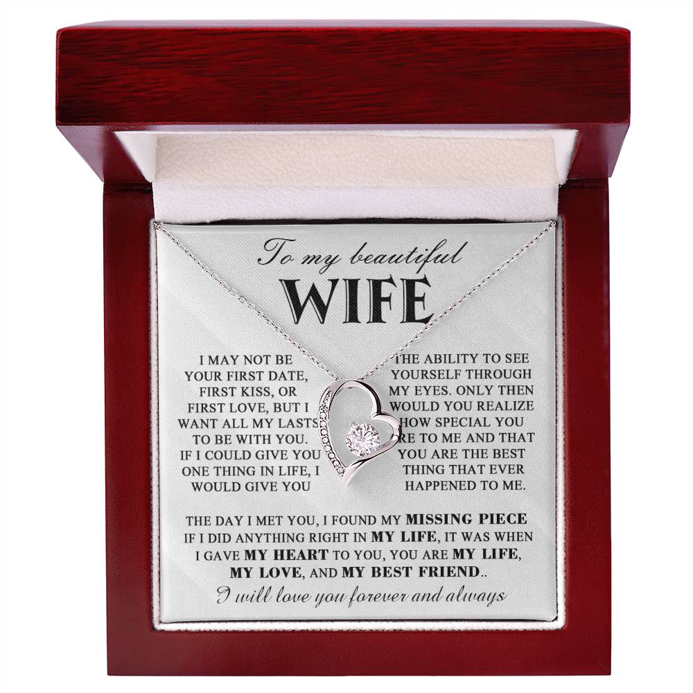 necklace wwife Temmplate Forever Love NC