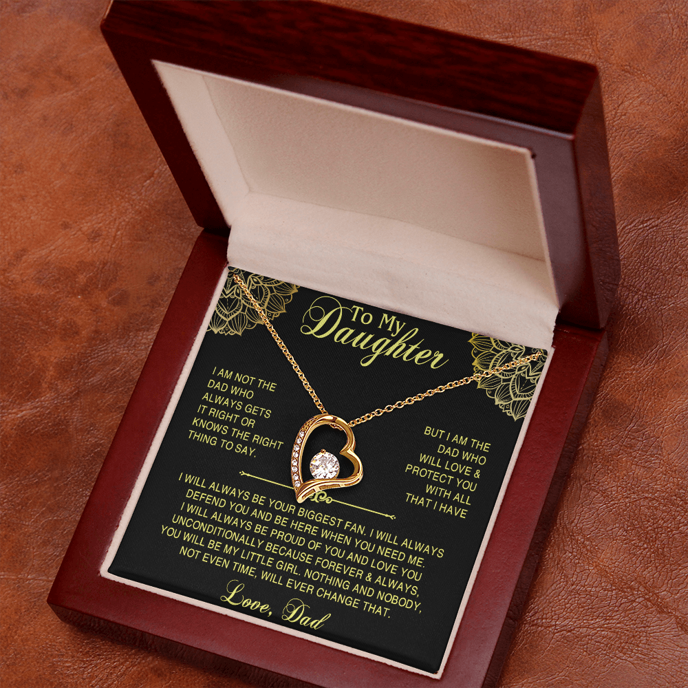 Necklace For Daughter Top Gifts for Daughter on Christmas Valentine Day, Birthday gift to Daughter