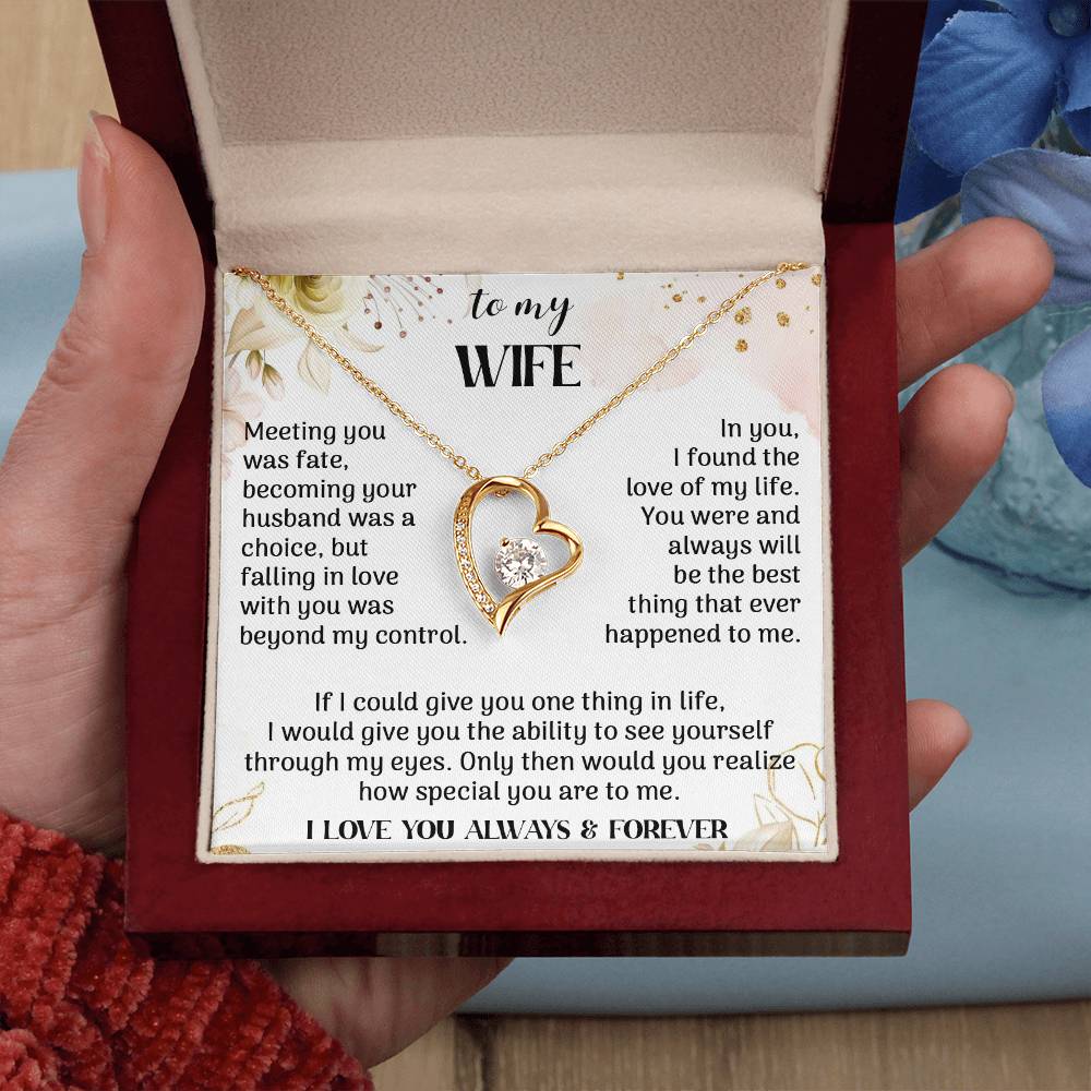 to my Wife meeting Forever Love not Earing Template