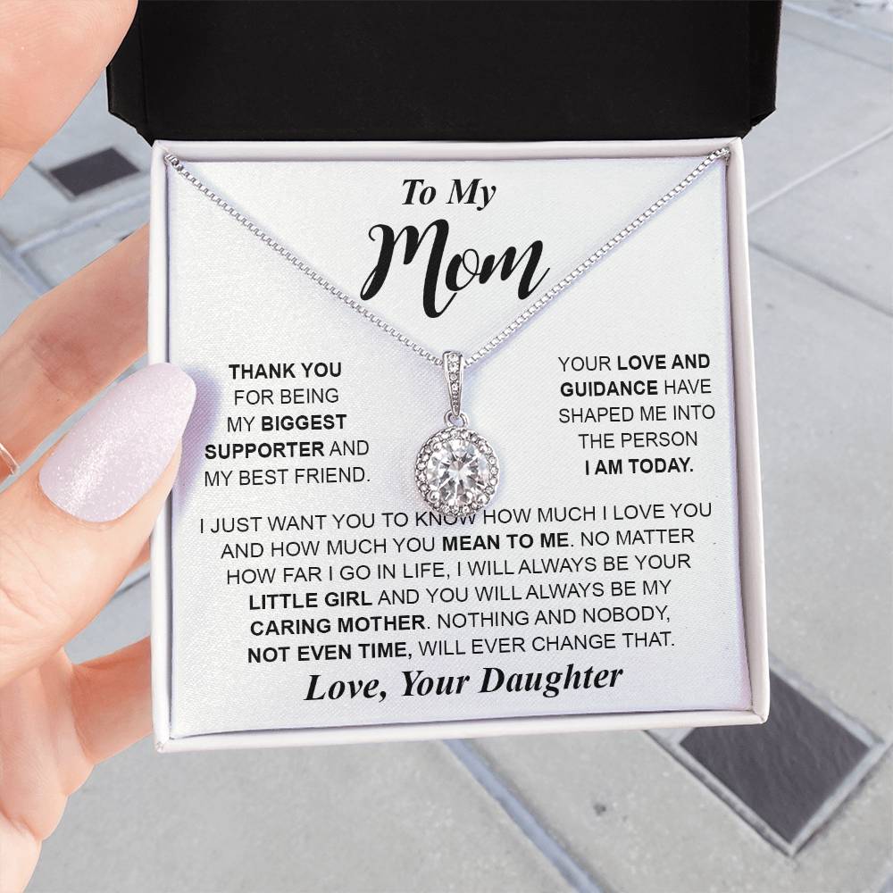 Mom WhiteNecklace Eternal hope