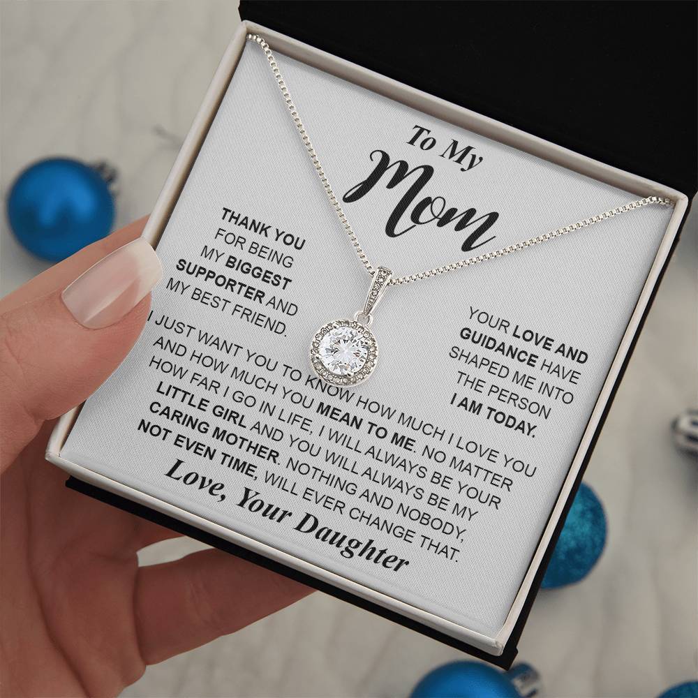 Mom WhiteNecklace Eternal hope