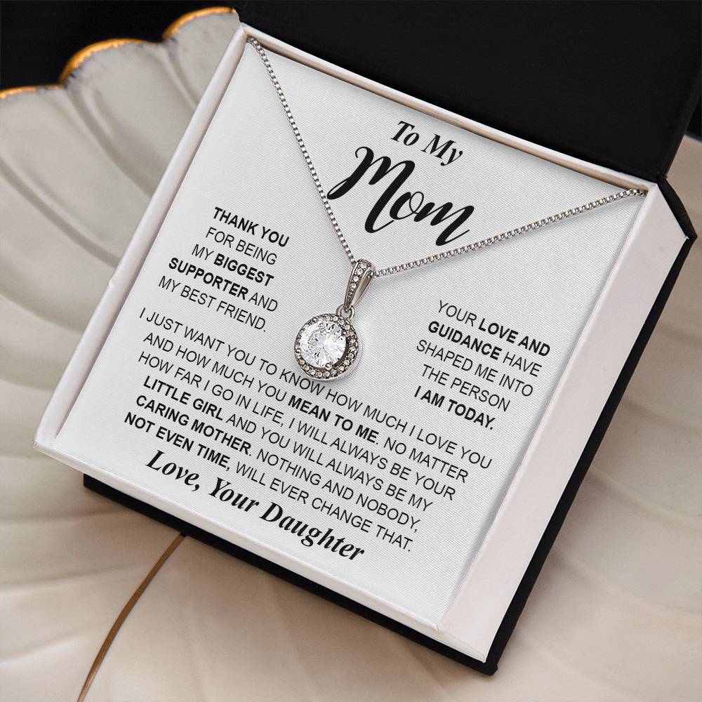 Mom WhiteNecklace Eternal hope