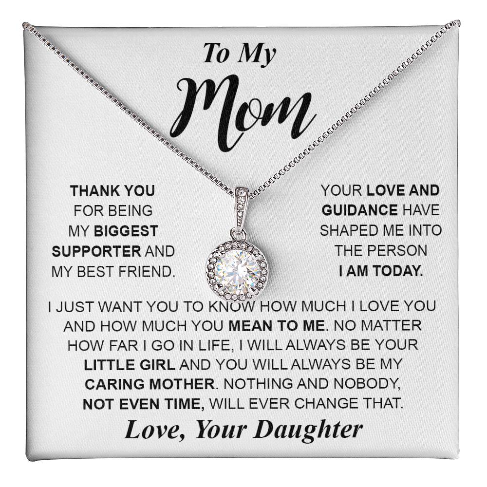 Mom WhiteNecklace Eternal hope