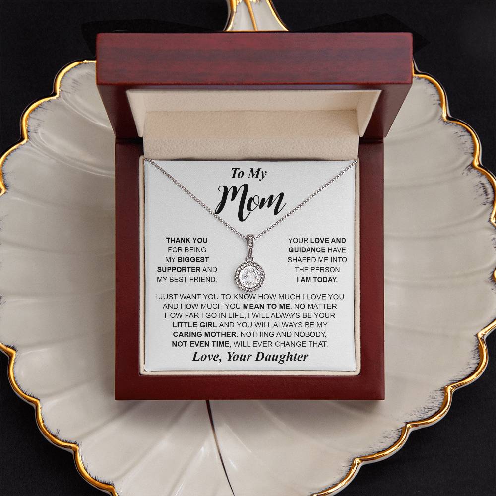 Mom WhiteNecklace Eternal hope