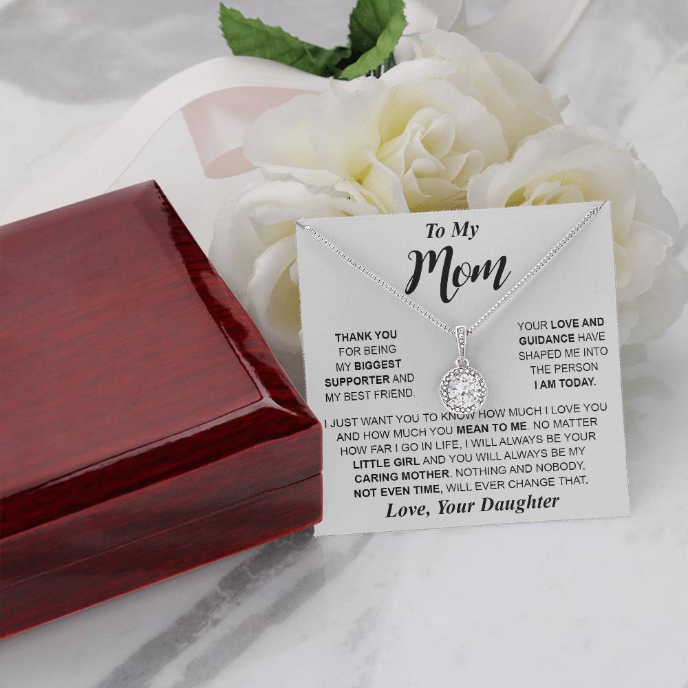 Mom WhiteNecklace Eternal hope