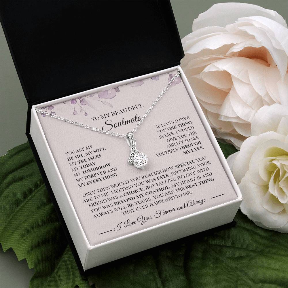 Gifts For Wife Romantic, Wife Birthday Gift Ideas Valentine's Day Gift for Wife To My Smoking Hot Wife Necklace, Necklace For Wife From Husband To My Soulmate Necklace For Women Alluring Beauti Template