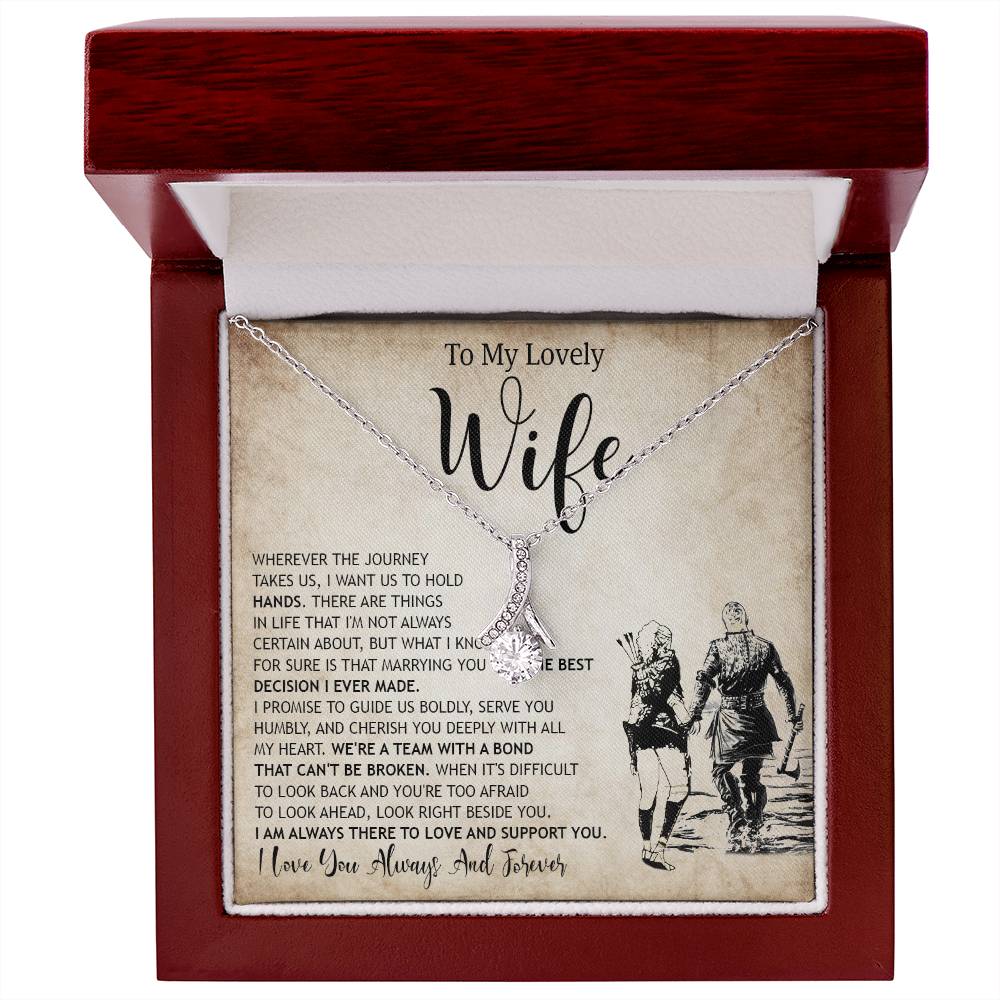 To My Lovely Wife Alluring Beauti Template
