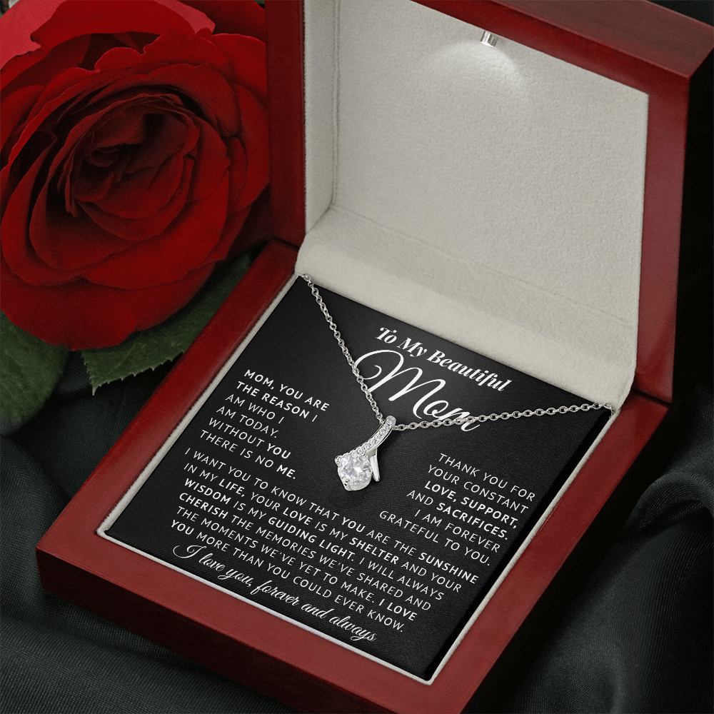 Necklace for Mom on Mothers day - Birthday Gìts to my Mom on Christmas gift Thank Mom gifts for Mother - You are my Sunshine in my life Mom Necklace