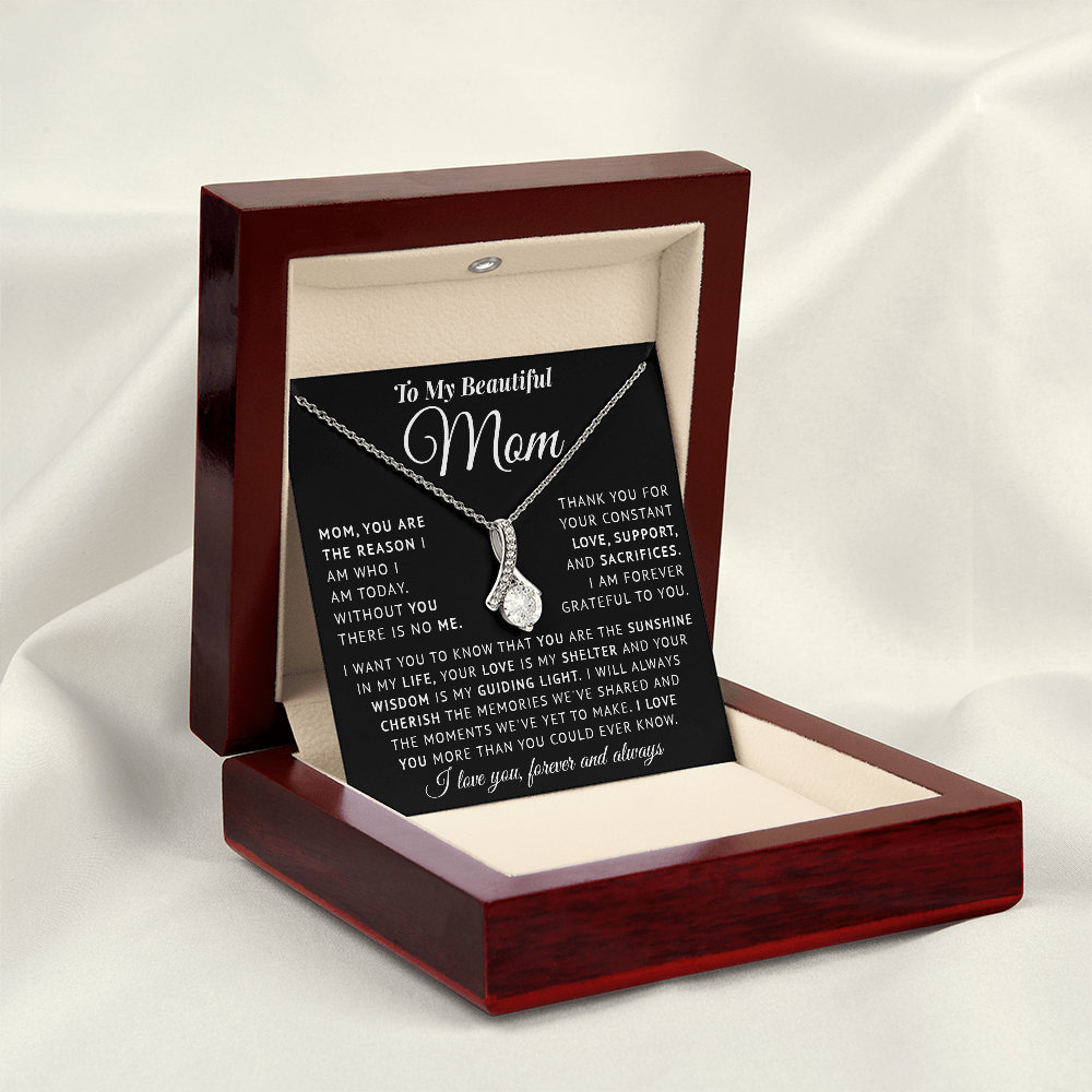 Necklace for Mom on Mothers day - Birthday Gìts to my Mom on Christmas gift Thank Mom gifts for Mother - You are my Sunshine in my life Mom Necklace