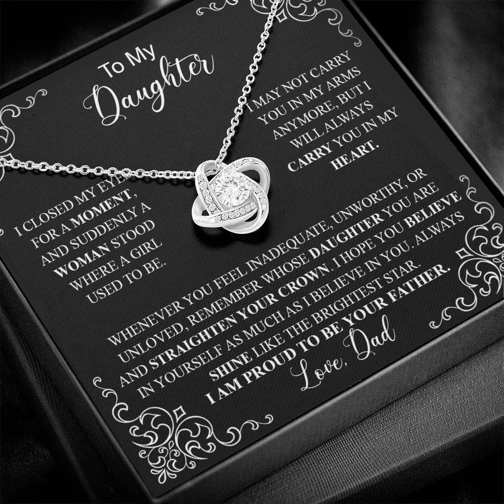 to my daughter black Temmplate Knot NC
