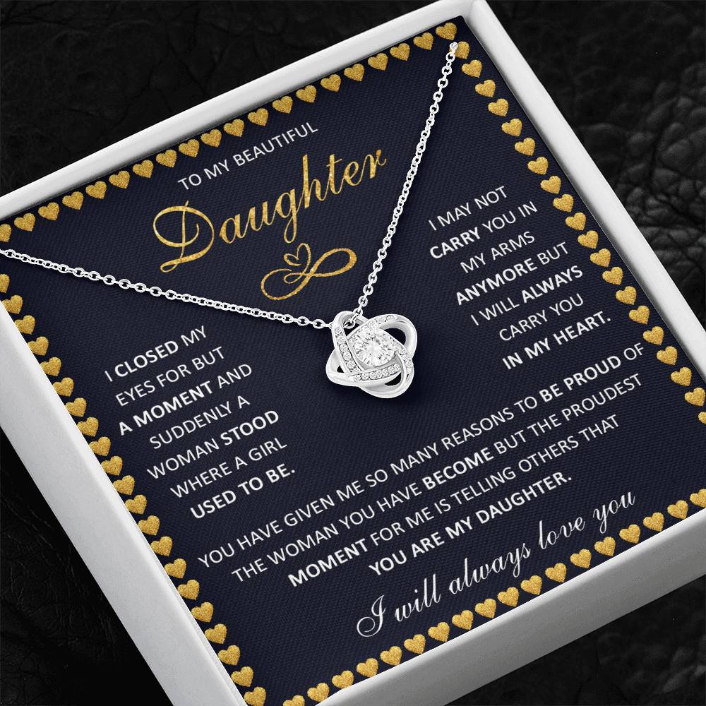 l4 Knot Necklace Template Silver coanh Main up AMZVippppp