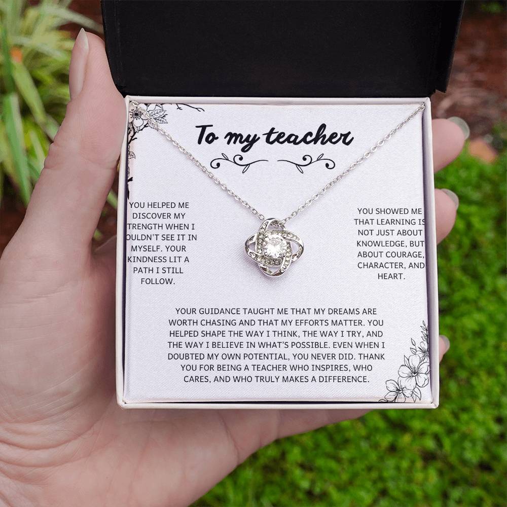 3- Teacher Appreciation Jewelry – Beautiful Stainless Steel Bracelet with Sentimental Guidance Card – Perfect for Mentor or Teacher