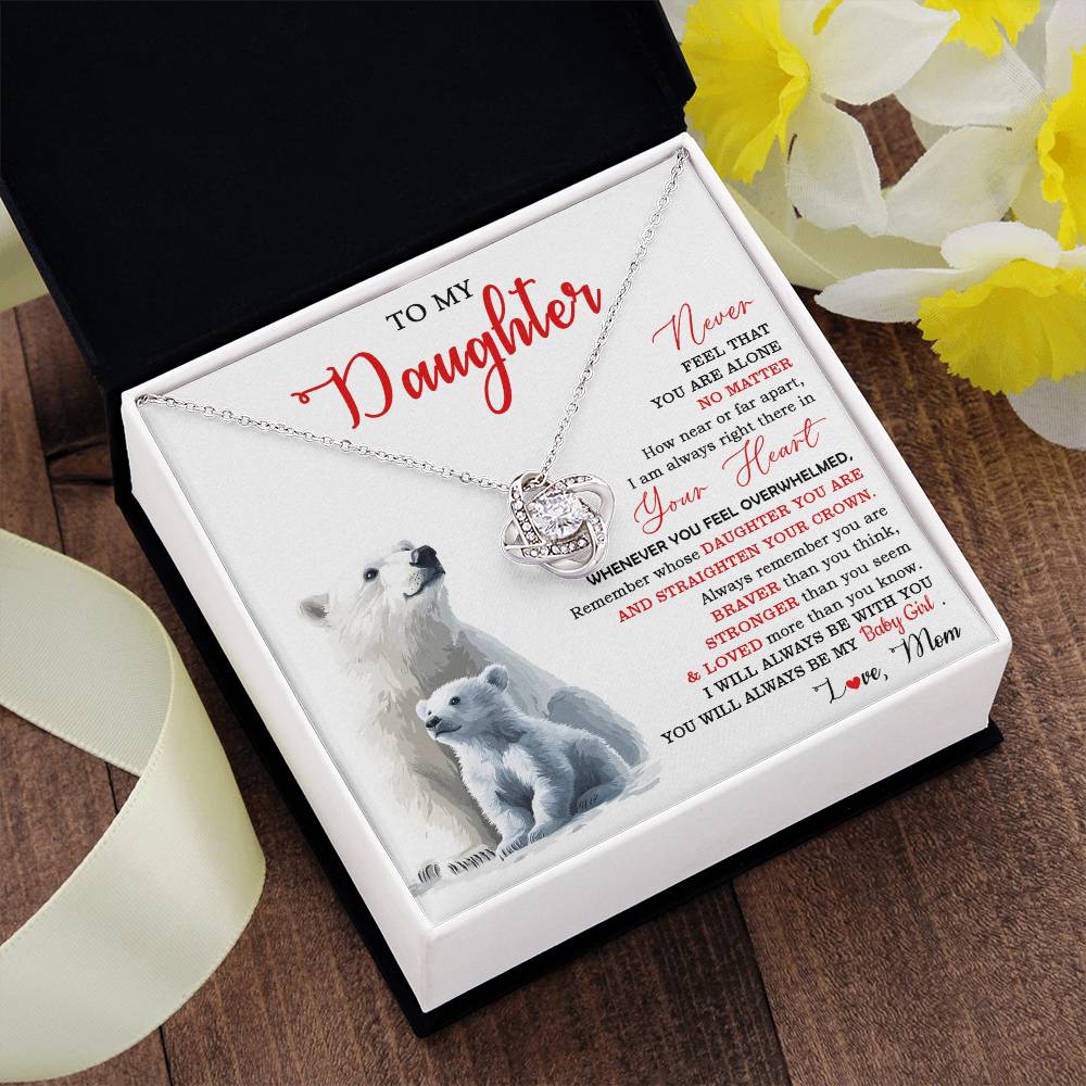 k25 Knot Necklace Template Silver coanh Main up AMZVippppp