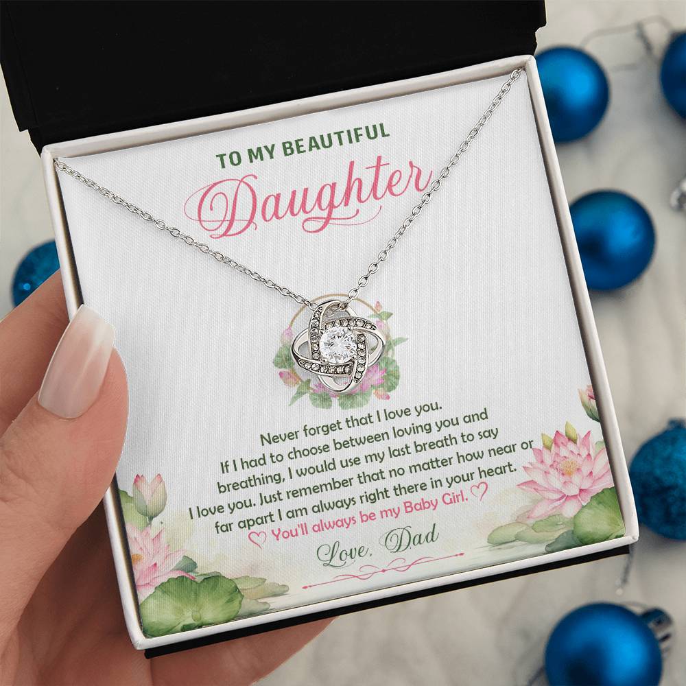 k22 Knot Necklace Template Silver coanh Main up AMZVippppp