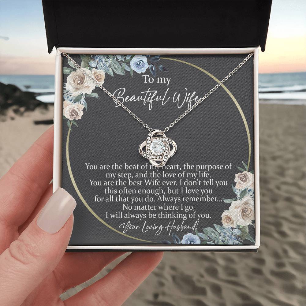 Beautiful Wife you are Knot Necklace for Granddaughter Vippppp