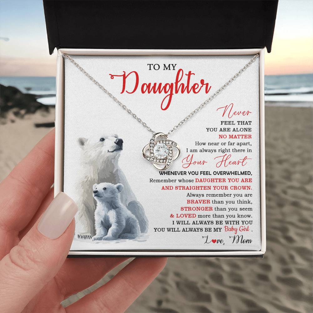 k25 Knot Necklace Template Silver coanh Main up AMZVippppp