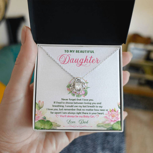 k22 Knot Necklace Template Silver coanh Main up AMZVippppp