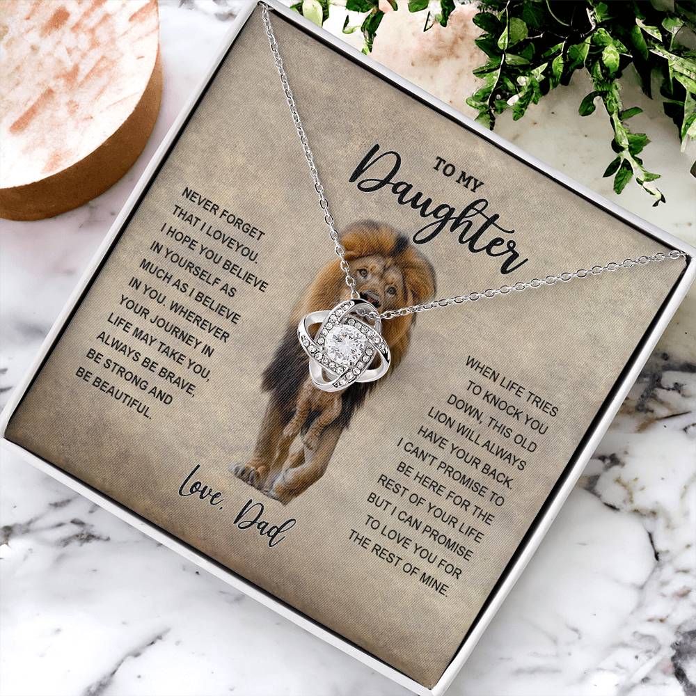 to my daughter lion Temmplate Knot NC