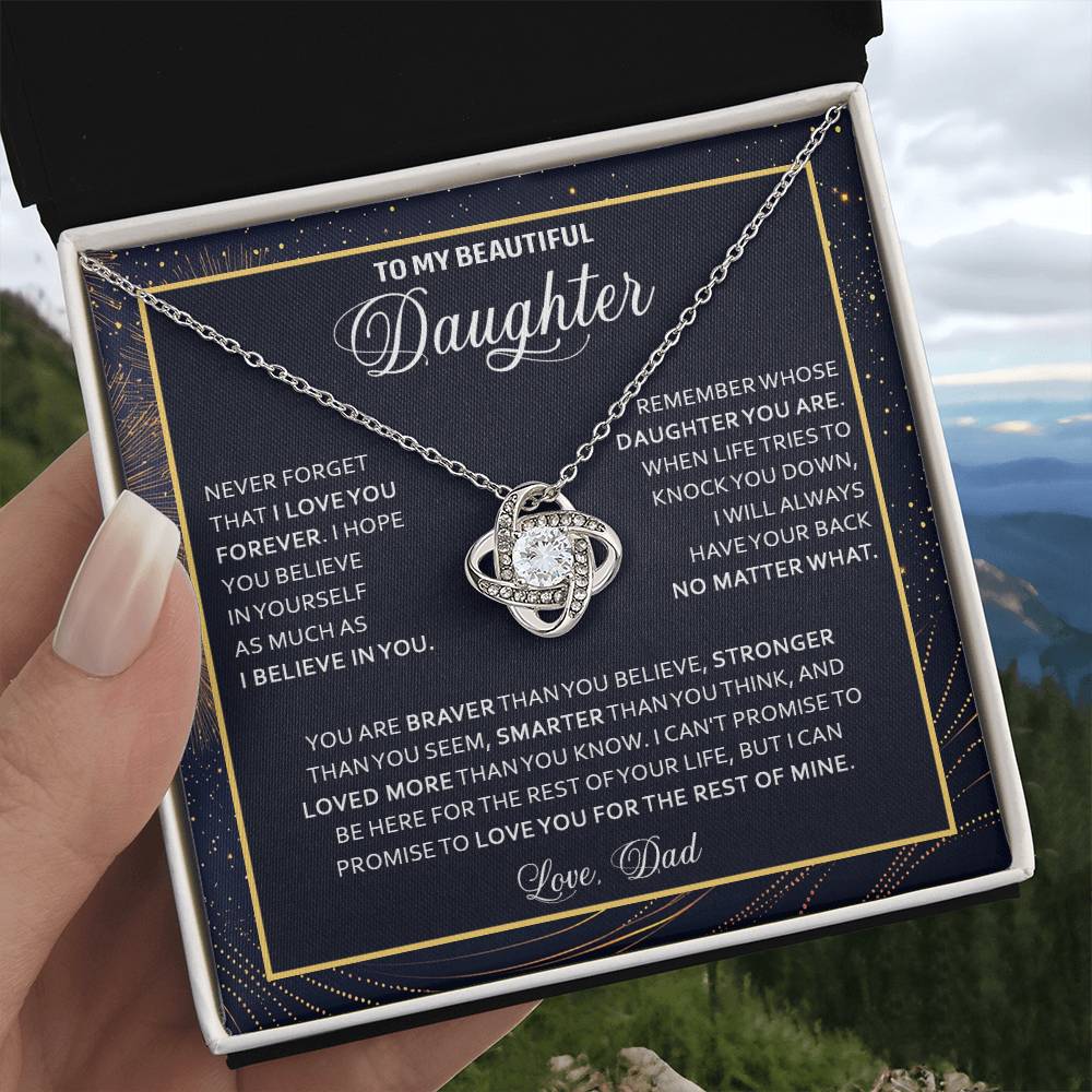 k8 Knot Necklace Template Silver coanh Main up AMZVippppp