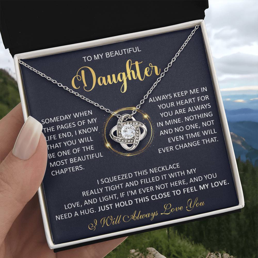 k3 Knot Necklace Template Silver coanh Main up AMZVippppp