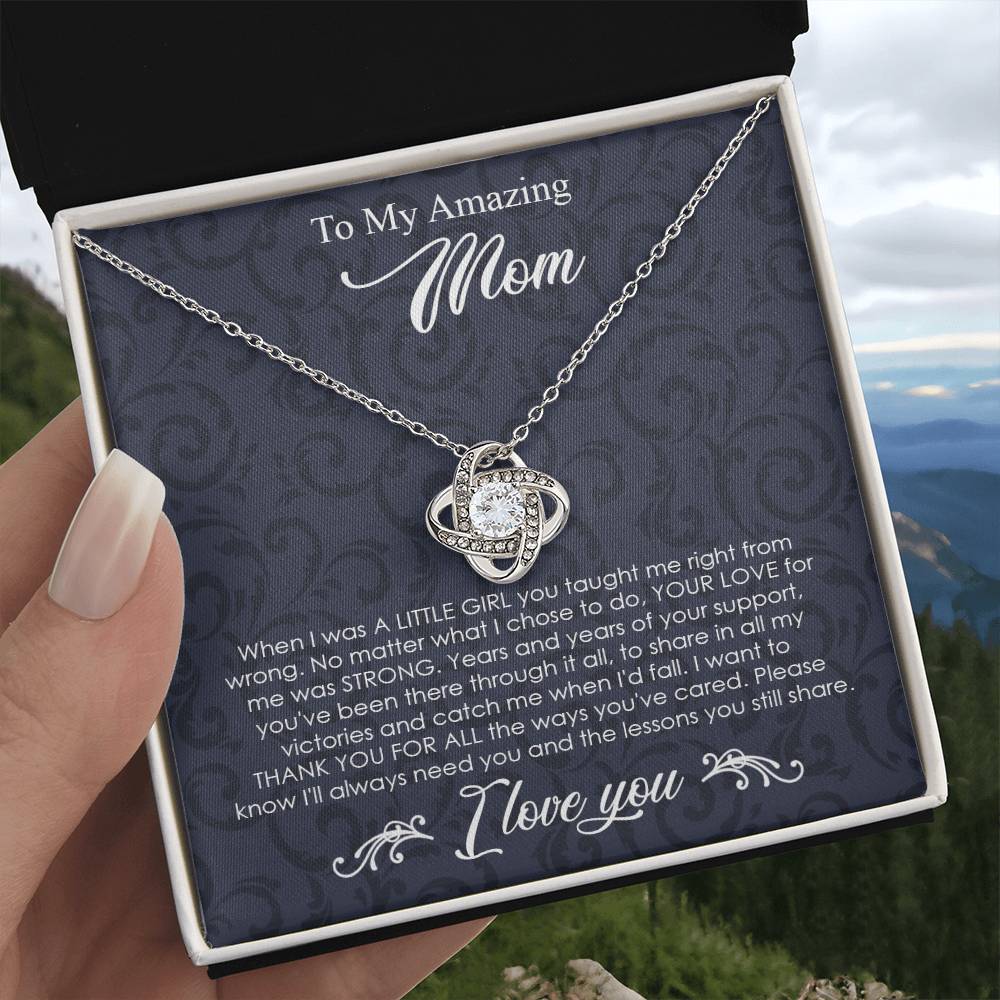 To My Amazing Knot Necklace Template Silver coanh Main up AMZVippppp