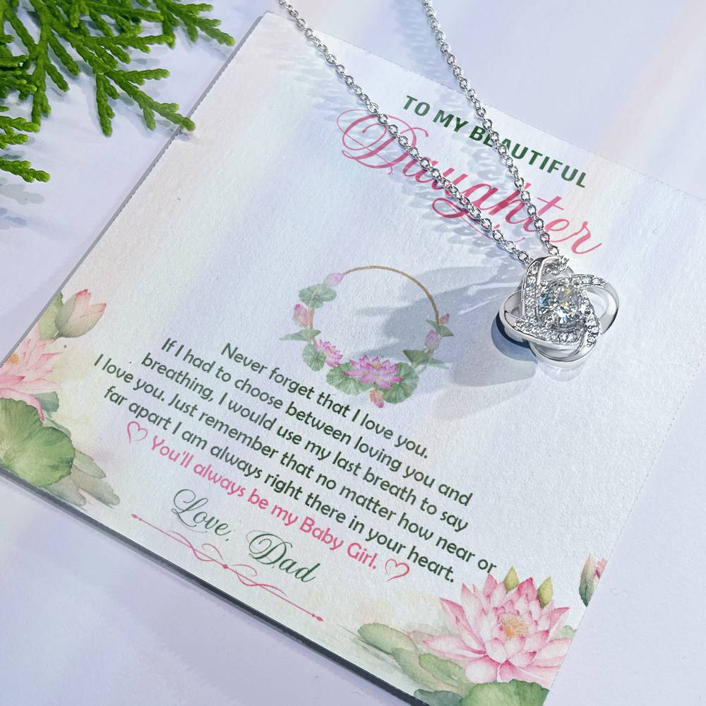 k22 Knot Necklace Template Silver coanh Main up AMZVippppp