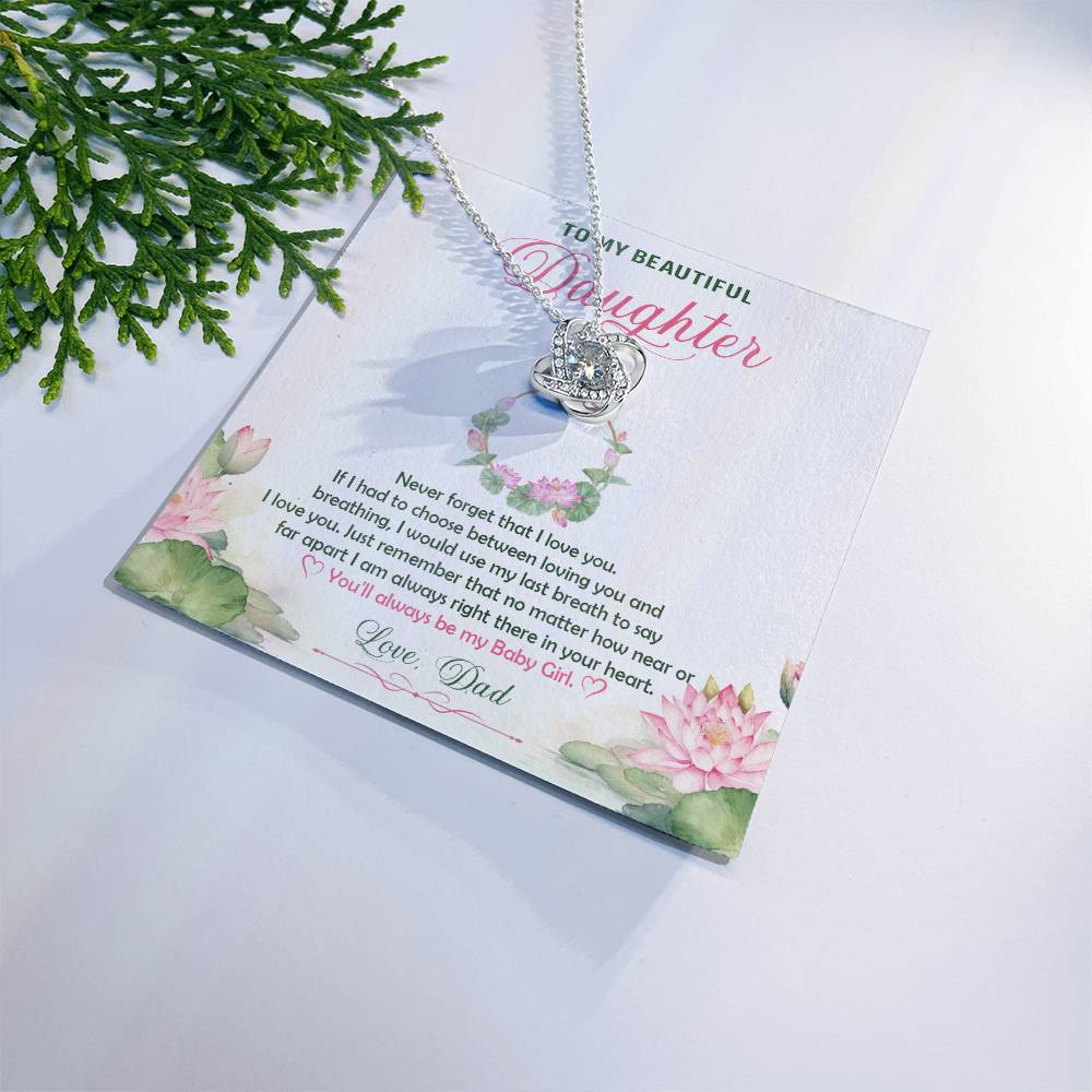 k22 Knot Necklace Template Silver coanh Main up AMZVippppp